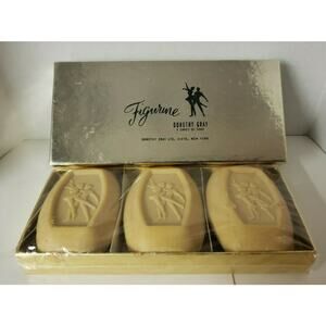 Vintage Dorothy Gray "Figurine" 3 Bar Soap Set in Original Box Rare U34